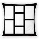 Axyaa Plaid Cat Paw Pillowcase Set