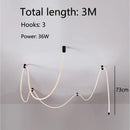 Axyaa Weaving Hose Ceiling Lamp for Home Decor Lighting