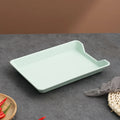 Axyaa Wheat Straw BBQ Tray: Large Capacity, Korean Style Dining Tray