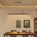 Axyaa Wood Chandelier: Minimalist High-End Pendant Lamp for Living Room
