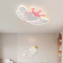 Axyaa Nordic Butterfly LED Ceiling Lamp for Romantic Home Lighting