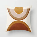 Modern Abstract Plant Leaf Geometric Cushion Cover for Home, Office, Sofa - Axyaa Brand