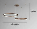 Axyaa Living Room Chandeliers: Modern LED Ceiling Hanging Lights for Indoor Lighting