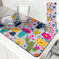 Axyaa Absorbent Draining Mat for Kitchen & Bathroom