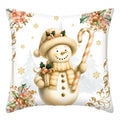 Axyaa Christmas Pillow Cover Set for Festive Home Decor and Gifting