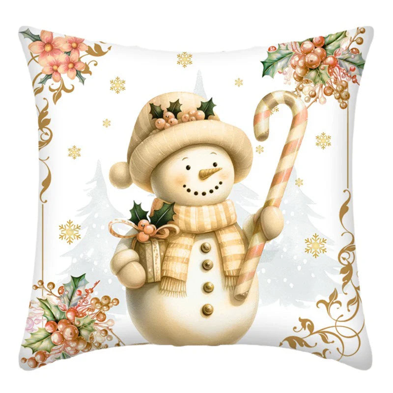 Axyaa Christmas Pillow Cover Set for Festive Home Decor and Gifting