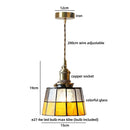 Axyaa Nordic Glass LED Pendant Lights Hanging Dining Room Lamp