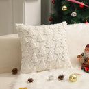 Axyaa Shaggy Pine Christmas Throw Pillow Case for Festive Home Decor