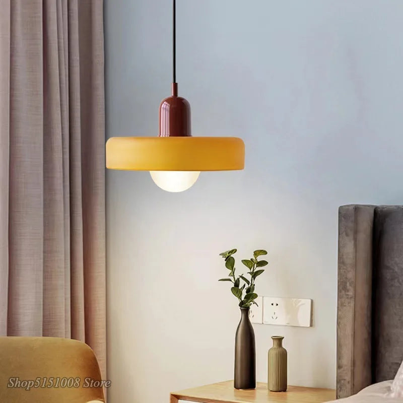 Axyaa Nordic Red Chandelier for Dining and Bedroom