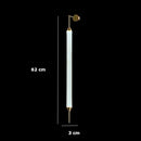 Axyaa Gold Tube Floor Lamp - Modern Minimalist Nordic LED Light