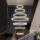 Axyaa LED Pendant Lights for Staircase Chandeliers in Modern Home Decor