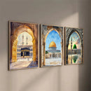 Axyaa Islamic Canvas Poster Painting for Modern Living Room Decor