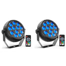 Axyaa Mini RGB LED Par Lights Stage Lighting for DJ Disco Party Club Wedding
