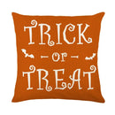 Axyaa Halloween Pumpkin Print Pillow Cover 45x45 - Festive Home Decor & Holiday Gift