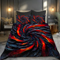Axyaa Volcanic Rock Design Bedding Set - All-Season Soft, Machine Washable