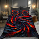 Axyaa Volcanic Rock Design Bedding Set - All-Season Soft, Machine Washable