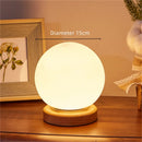 Axyaa Solid Wood Bedside Lamp for Bedroom Nightstand and Living Room