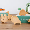 Cute Animal Wooden Hooks for Wall Keychain Coat Hanger Axyaa Home Decor