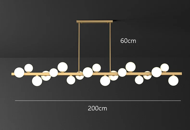 Axyaa Chandelier Dining Room Pendant Lights Salon Ceiling Lamps
