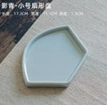 Axyaa Dessert Cake & Snack Plate for Tea, Pastries, Fruits - Creative Geometry Design