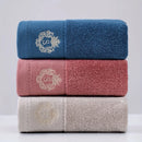 Axyaa Embroidered Cotton Towel Set for Home Households