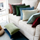 Axyaa Nordic Velvet Piping Pillowcase Set by Axyaa