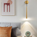 Axyaa Nordic Copper LED Wall Light Adjustable Sconce Surface Mount Brass
