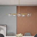 Axya Nordic Glass Ball Pendant Light Gold Fixture Living Room Bedroom Lamps