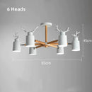 Axyaa Colorful Deer Shape Ceiling Light for Dining Room
