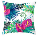 Axyaa Tropical Plants Flower Pillowcase