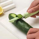Axyaa Stainless Steel 2-in-1 Fruit Peeler and Kitchen Knife