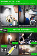 Axya Rechargeable LED Flashlight Zoomable Waterproof Tactical Camping Torch