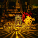 Axyaa Peacock Peony Solar Lantern: Outdoor Flower Garden Light, Waterproof, Auto On/Off.