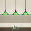 Axyaa Retro Glass Chandelier for Dining Desk, Bar, and Shop Décor