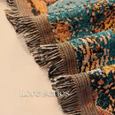Axyaa Bohemian Sofa Cushion: Modern Printed Sofa Cover & Blanket Set for Living Room.