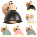 Nordic Macaroon Bedside Lamp Modern E27 LED Wall Sconce by Axya