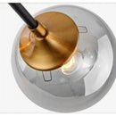 Axyaa Modern Glass Ball LED Chandelier for Living Dining Bedroom Décor