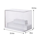 Axyaa Acrylic Display Rack for Action Figures & Dolls - Transparent & Dustproof