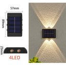 Axyaa Solar LED Outdoor Light Sensor Streetlights Waterproof Solar Wall Light