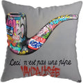 Axyaa Graffiti Street Art Pillow Covers - Home Decoration Lions David Lips Cover