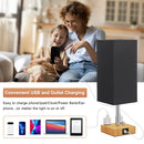 Axyaa Dimmable LED Table Lamp with USB C+A Charging Ports