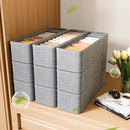 Axyaa Stackable Socks Storage Bins Set - Versatile Organizer for Bedroom Closet