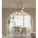 Axyaa Wabi Sabi Wind Duplex Villa with Glass Ball Chandelier