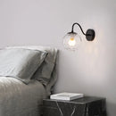 Axyaa Gold Glass Ball LED Wall Lamp for Home Decor