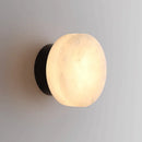 Axyaa Nordic Marble LED Wall Lamp Modern Round Lighting for Luxury Spaces