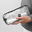 Axyaa Clear Cosmetic Travel Pouch Waterproof Toiletry Bag Makeup Storage Wash Kit