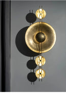 Axyaa Circular Wall Lamp for Living Room and Bedroom Decor