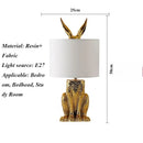 Axyaa Nordic Rabbit Shade Table Lamp Minimalist Design for Living Room, Bedroom, Study, Restaurant