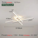 Axyaa Geometric Ceiling Light | Modern Black Chandelier for Living Room, Bedroom, Dining Room