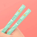 Axyaa Non-slip Reusable Alloy Chopsticks Set for Korean Food, Sushi - 5 Pairs